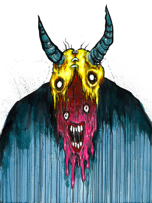 Original Artwork by Alex Pardee titled Alex Pardee - "Pure Hell"