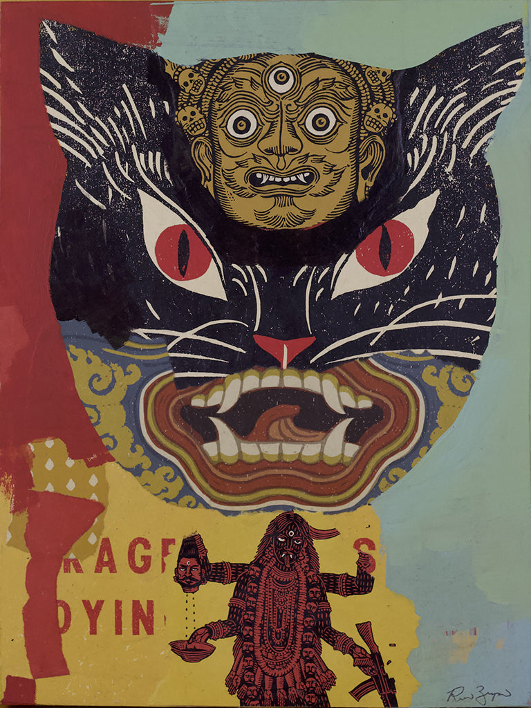 Original Artwork by Ravi Zupa titled Ravi Zupa - "Rage Against"