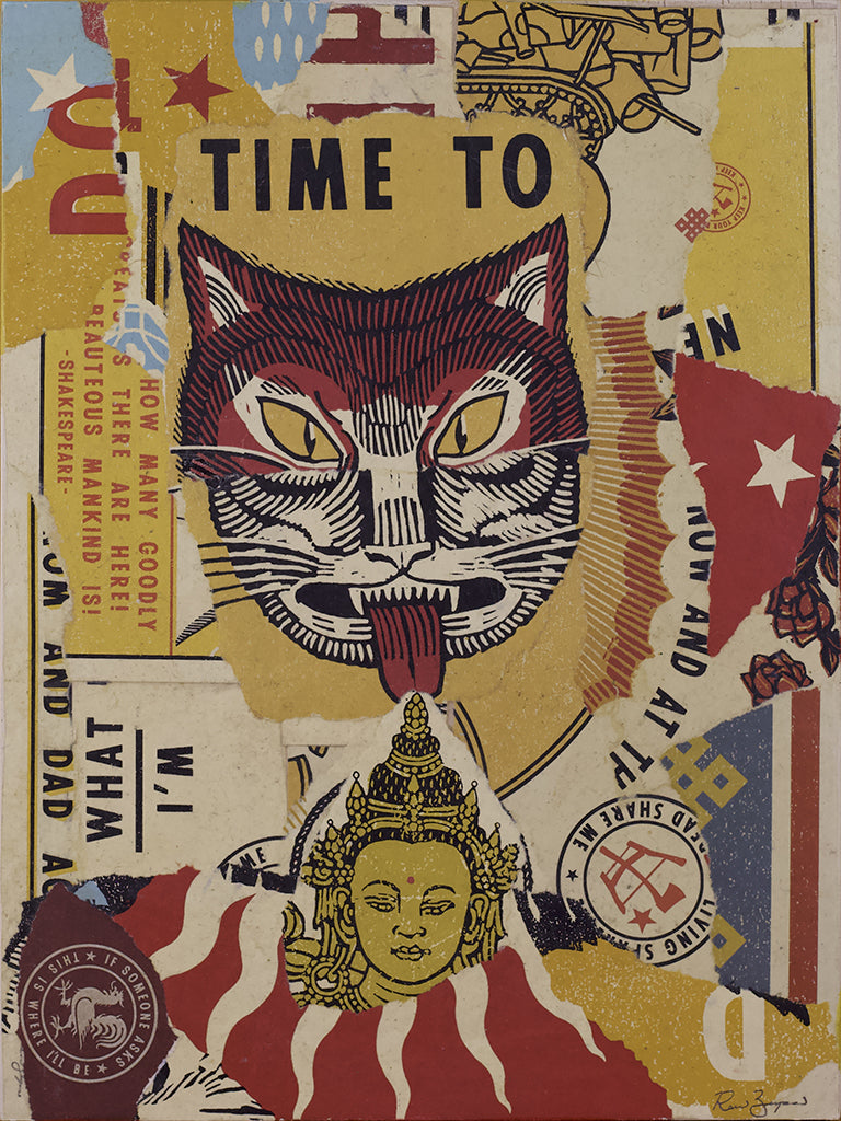 Original Artwork by Ravi Zupa titled Ravi Zupa - "Time To Be"