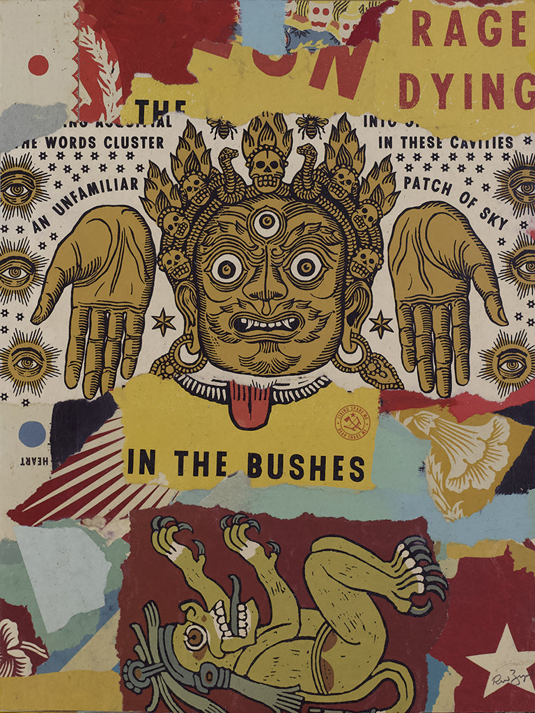 Original Artwork by Ravi Zupa titled Ravi Zupa - "The Words Cluster"