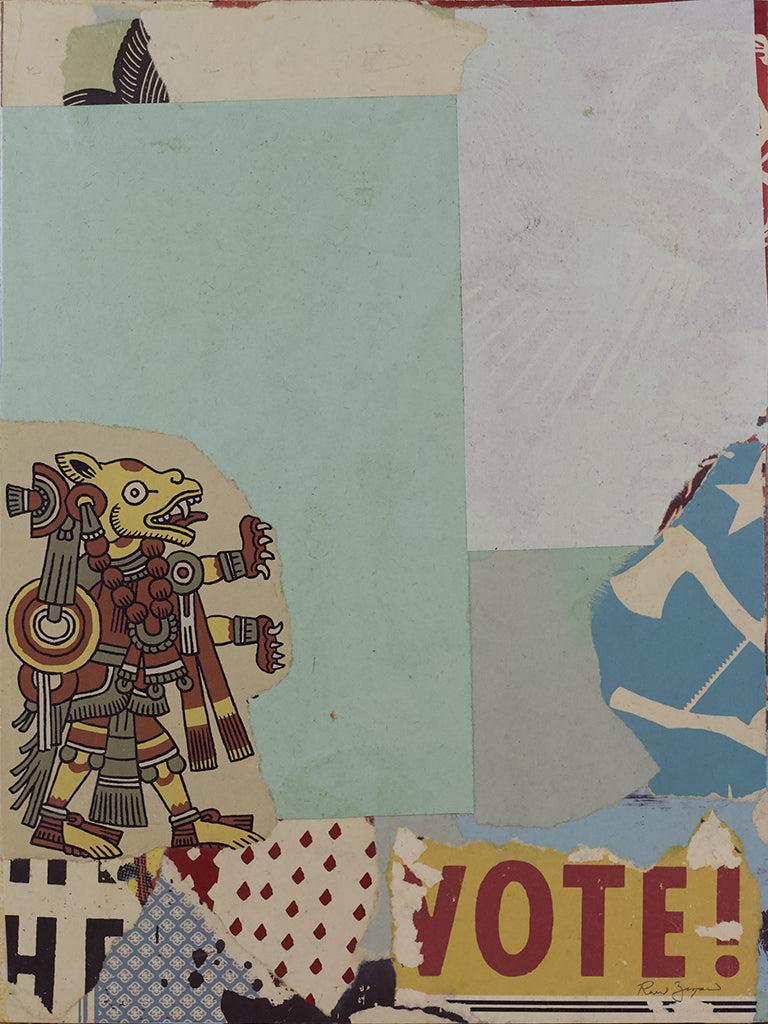 Original Artwork by Ravi Zupa titled Ravi Zupa - "Vote!"