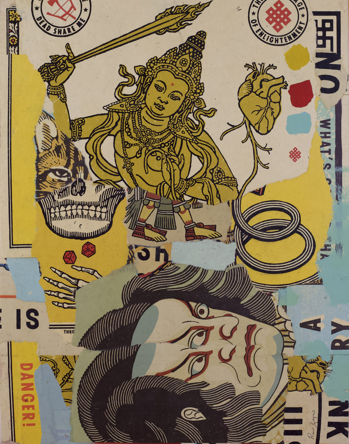 Original Artwork by Ravi Zupa titled Ravi Zupa - "Danger"