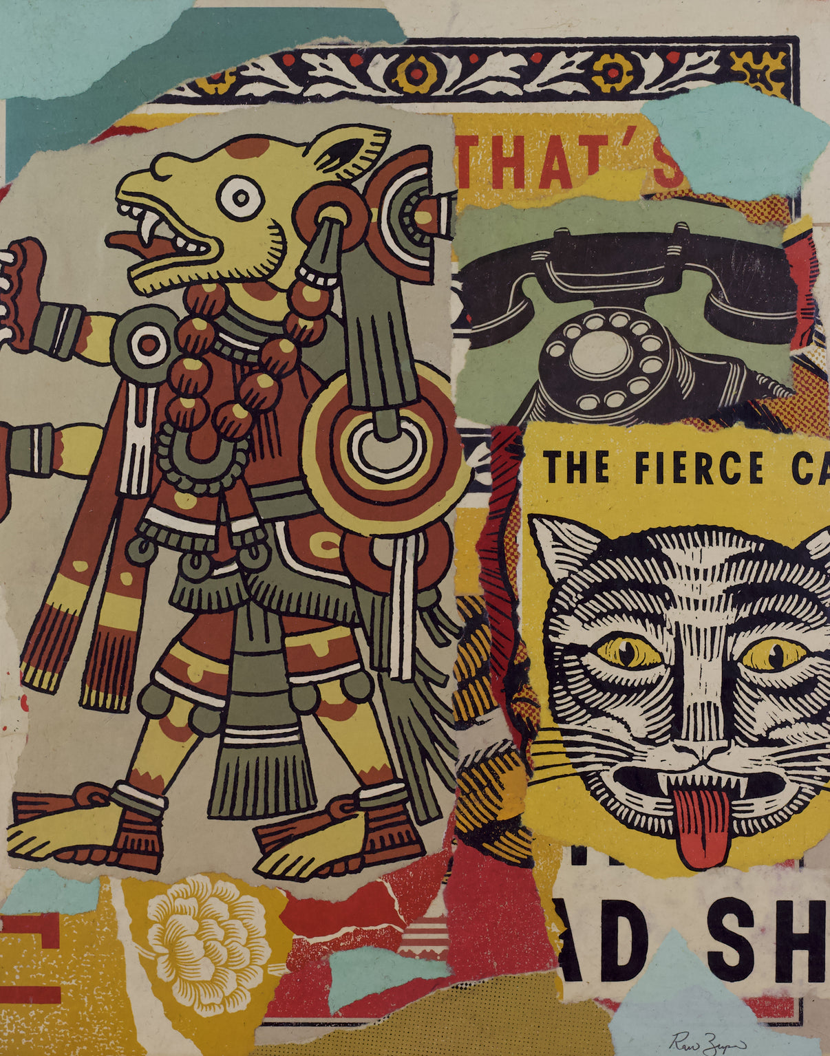 Original Artwork by Ravi Zupa titled Ravi Zupa - "Fierce"