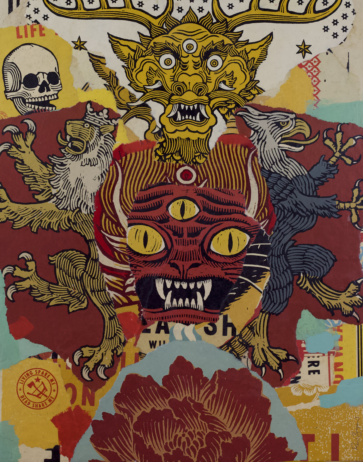 Original Artwork by Ravi Zupa titled Ravi Zupa - "Living Life"