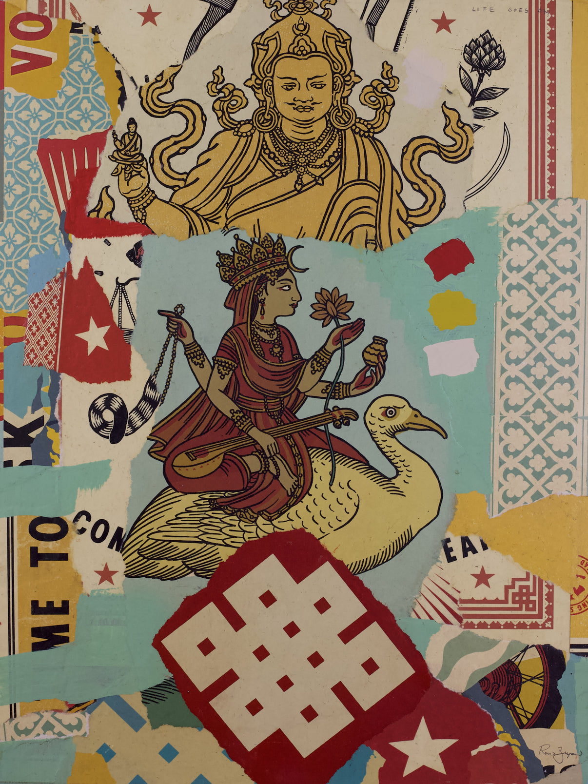 Original Artwork by Ravi Zupa titled Ravi Zupa - "Life Goes On"