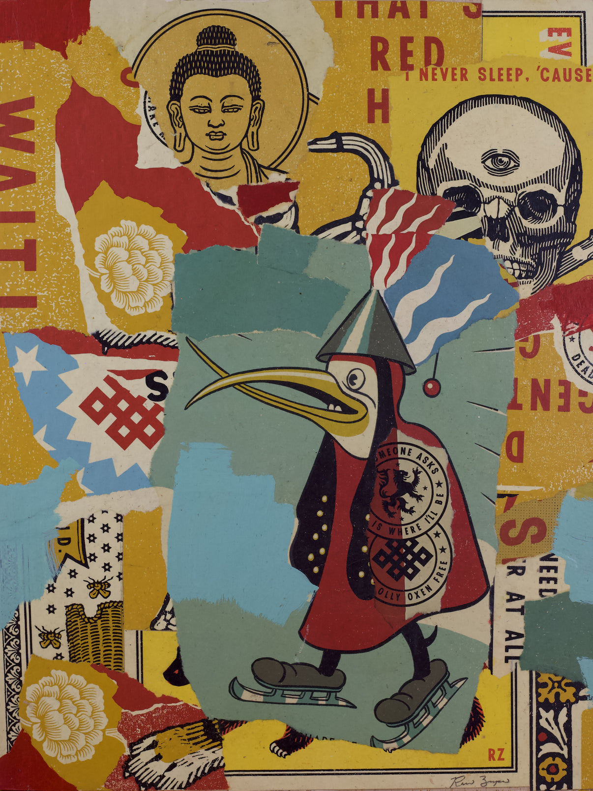 Original Artwork by Ravi Zupa titled Ravi Zupa - "Olly Oxen Free"