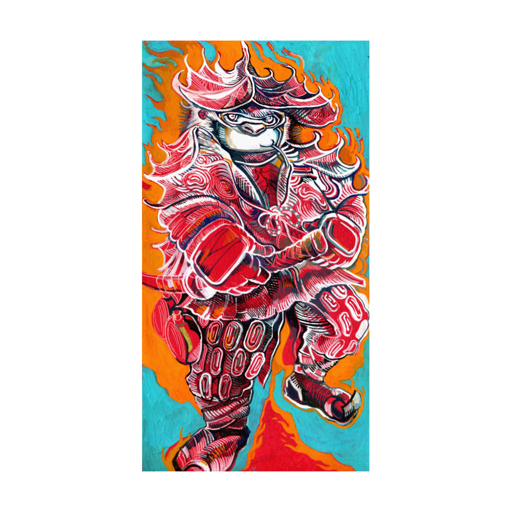 Original Artwork by Raymond Wang titled Raymond Wang - "Chimp and Spirit"