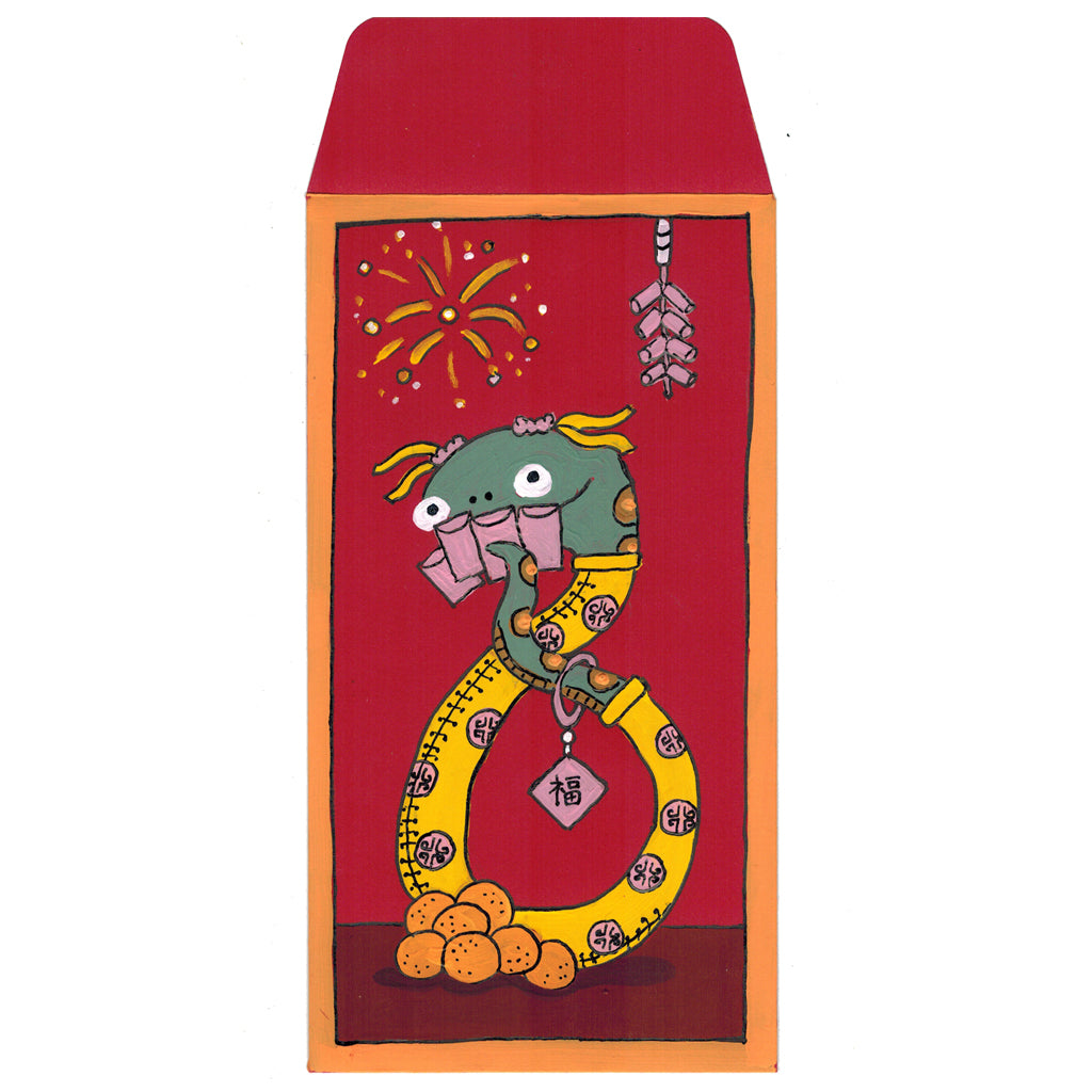 Original Artwork by Ruth Chan titled Ruth Chan - "Chinese Snake 2"