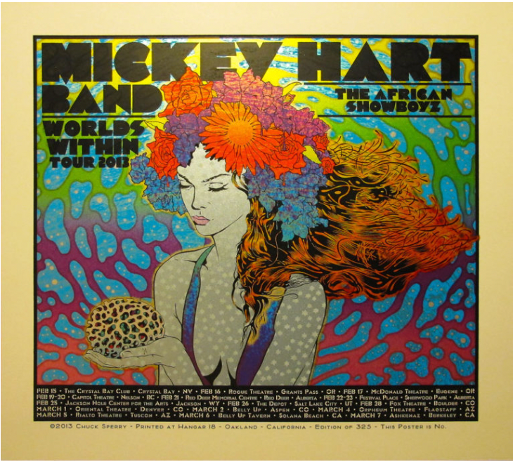 by Chuck Sperry titled Chuck Sperry - "Mickey Hart - Worlds Within"