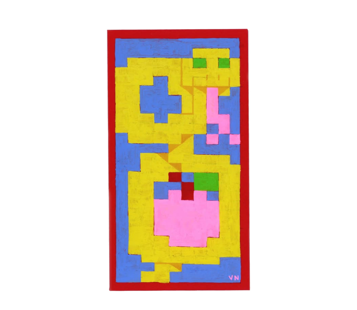 Original Artwork by Vinnie Neuberg titled Vinnie Neuberg - "Pixel Snake"