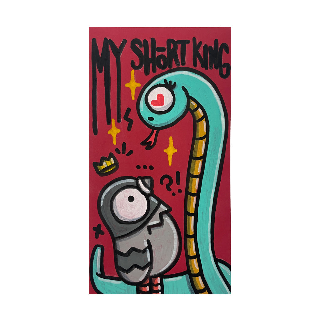 Original Artwork by ZROPRO titled ZROPRO - "My Short King"