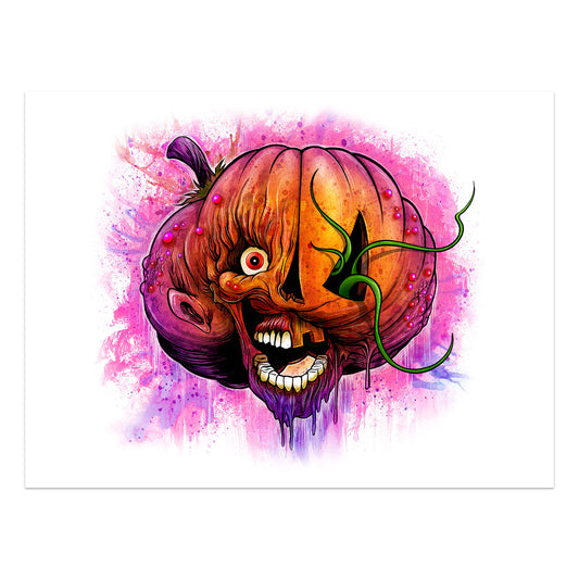  by Alex Pardee titled Alex Pardee - "No-Longer The Great Pumpkin" Print