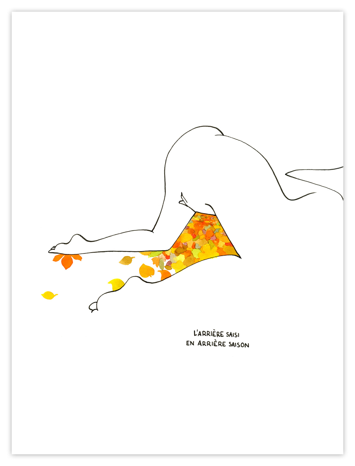 Original Artwork by Petites Luxures titled Petites Luxures - "L'arriè saisi en arrière saison"