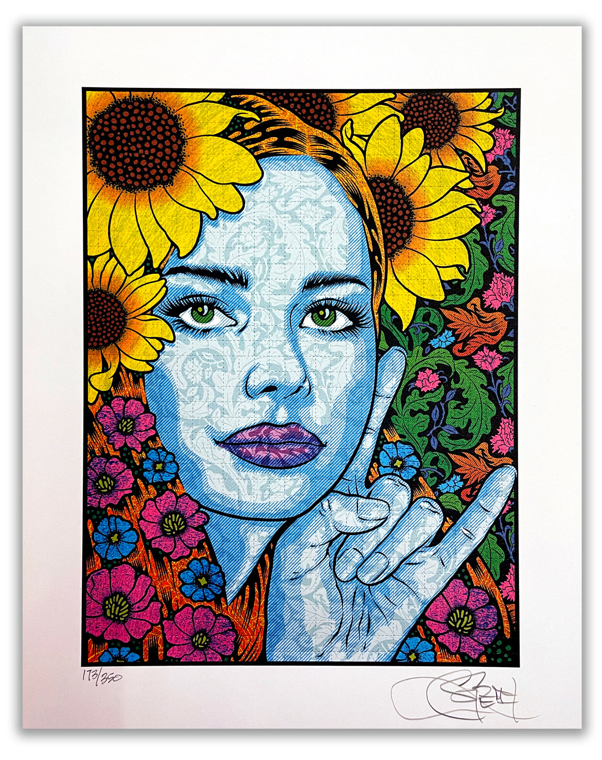 by Chuck Sperry titled Chuck Sperry - "The Bachante" Blotter Print