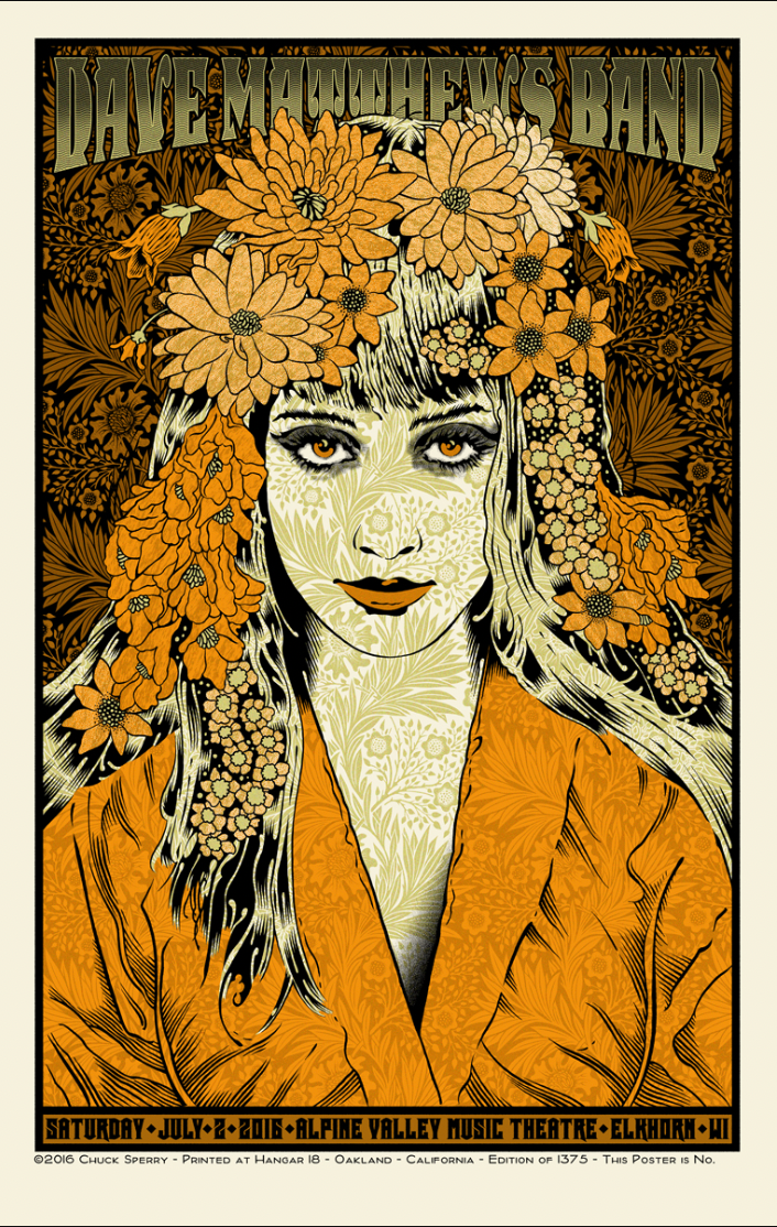 by Chuck Sperry titled Chuck Sperry - "Dave Matthews Band - Elkhorn"