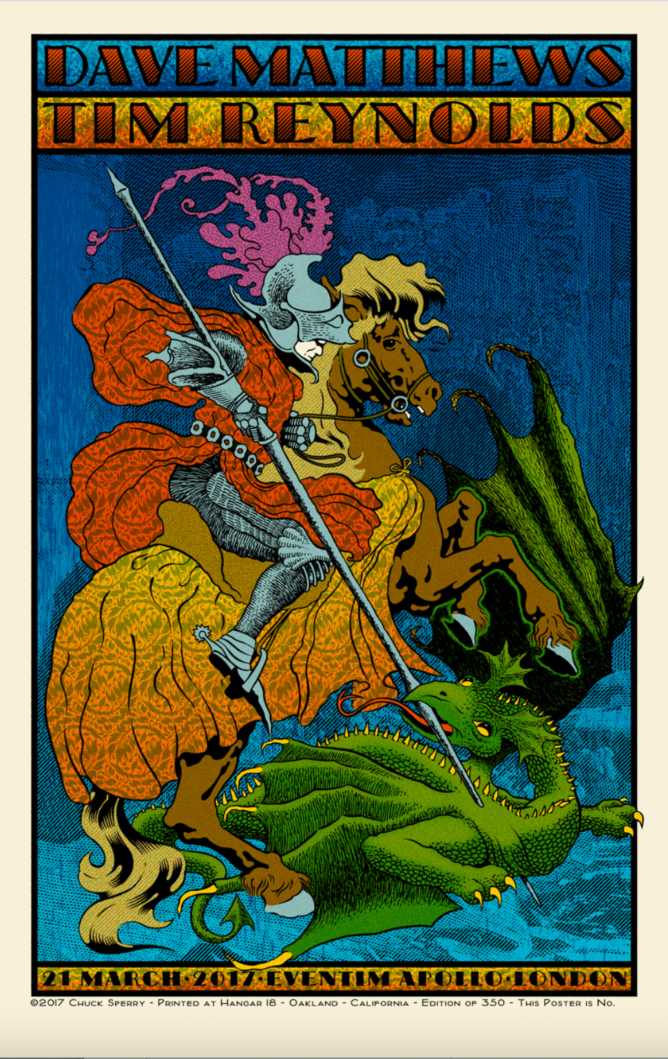 by Chuck Sperry titled Chuck Sperry - "Dave Matthews & Tim Reynolds - London"