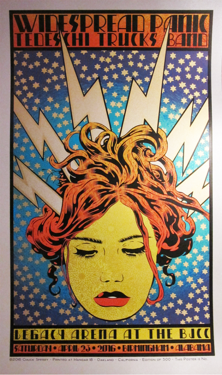 by Chuck Sperry titled Chuck Sperry - "Widespread Panic - Electra"