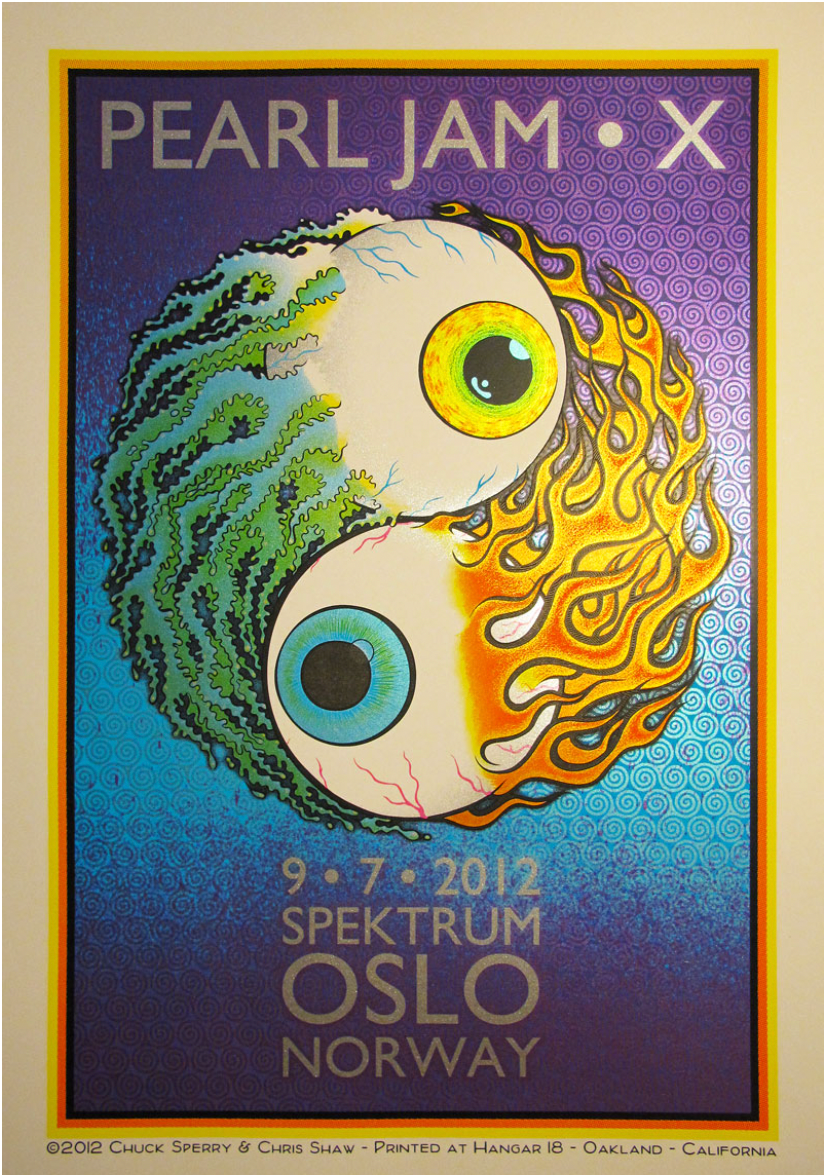 by Chuck Sperry titled Chuck Sperry - "Pearl Jam - Oslo"