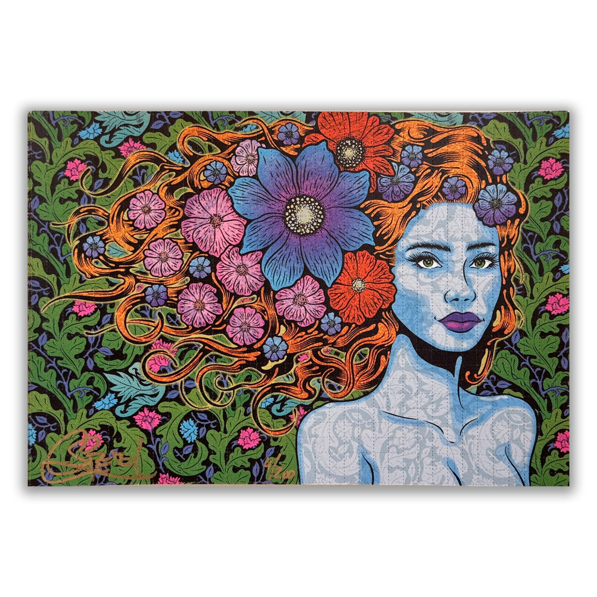 by Chuck Sperry titled Chuck Sperry - "Pythia" Blotter Print