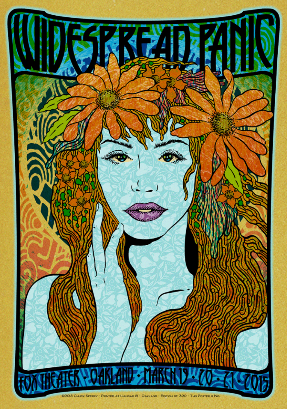 by Chuck Sperry titled Chuck Sperry - "Widespread Panic - Graces (Euphrosyne)"