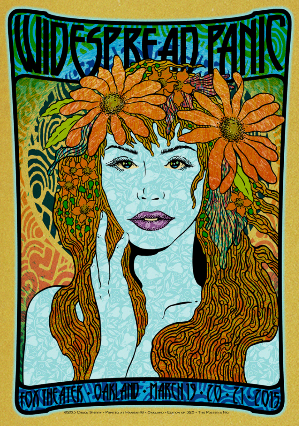  by Chuck Sperry titled Chuck Sperry - "Widespread Panic - Graces (Euphrosyne)"