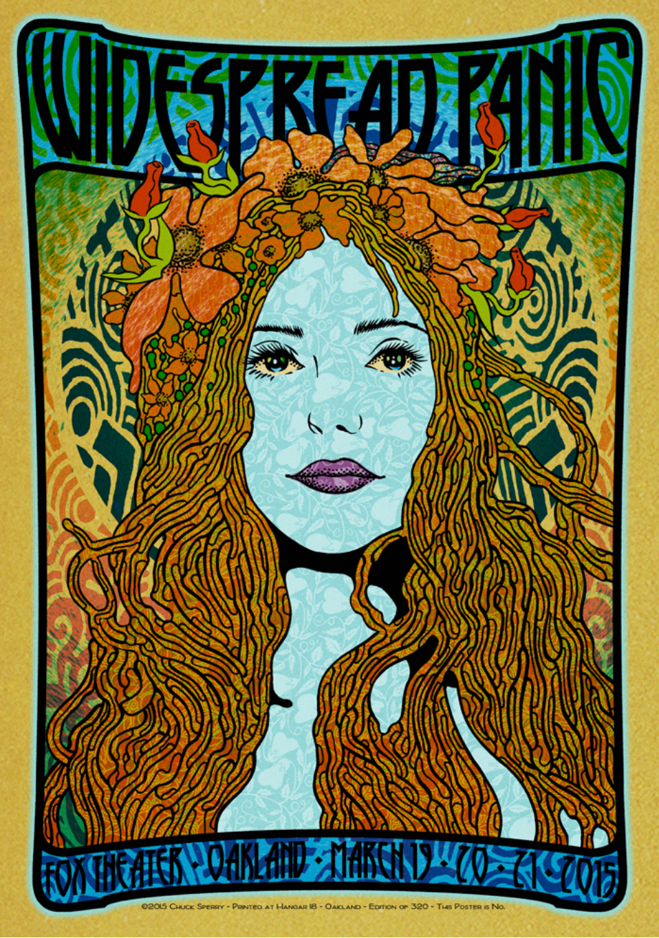 by Chuck Sperry titled Chuck Sperry - "Widespread Panic - Graces (Thalia)"