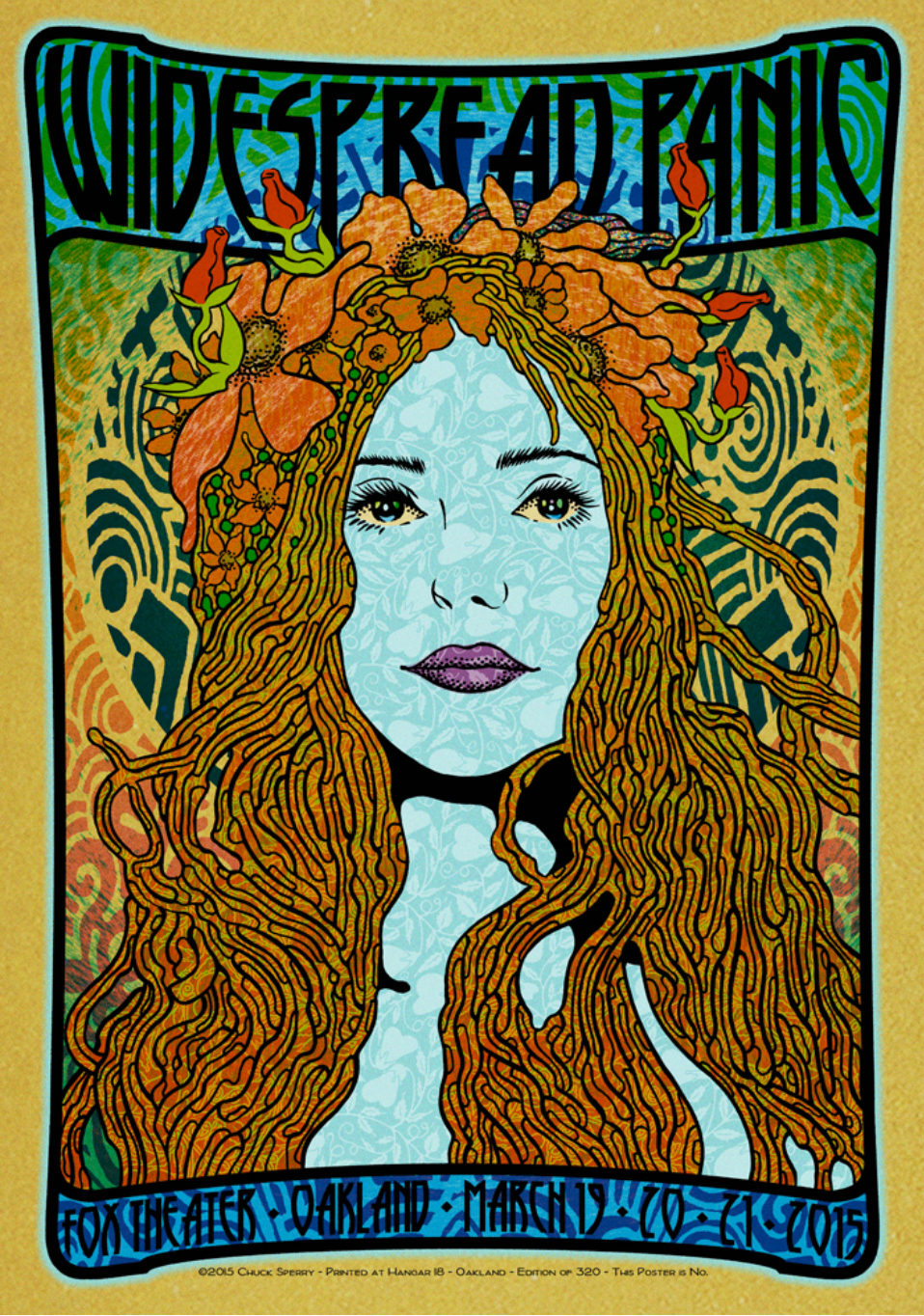  by Chuck Sperry titled Chuck Sperry - "Widespread Panic - Graces (Thalia)"
