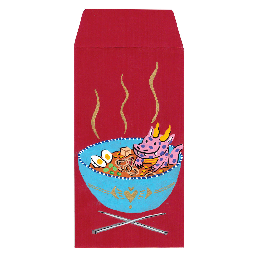 Original Artwork by Deepti Sunder titled Deepti Sunder - "Ramen Dragon"