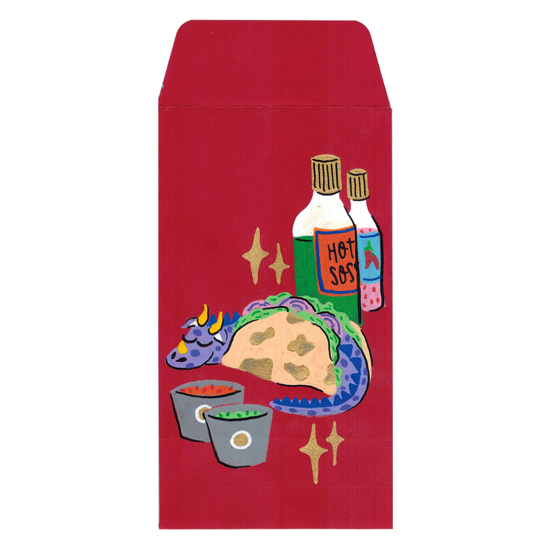 Original Artwork by Deepti Sunder titled Deepti Sunder - "Taco Dragon"