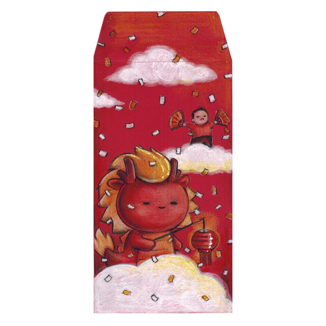 Original Artwork by Diana Vuong titled Diana Vuong - "Celebrate in the Clouds"