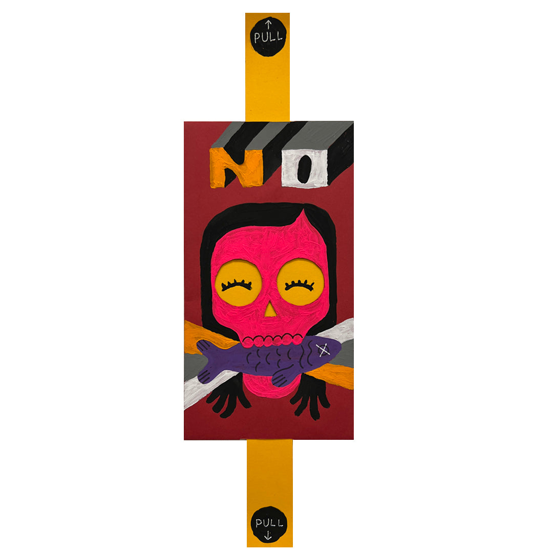 Original Artwork by Edward Ubiera titled Edward Ubiera - "No"