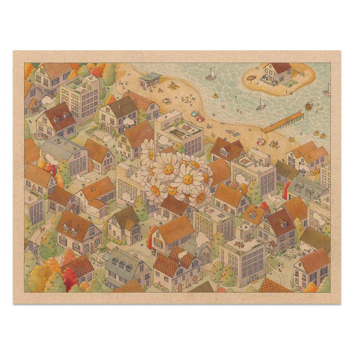 by Felicia Chiao titled Felicia Chiao - "The Sunny City" Print