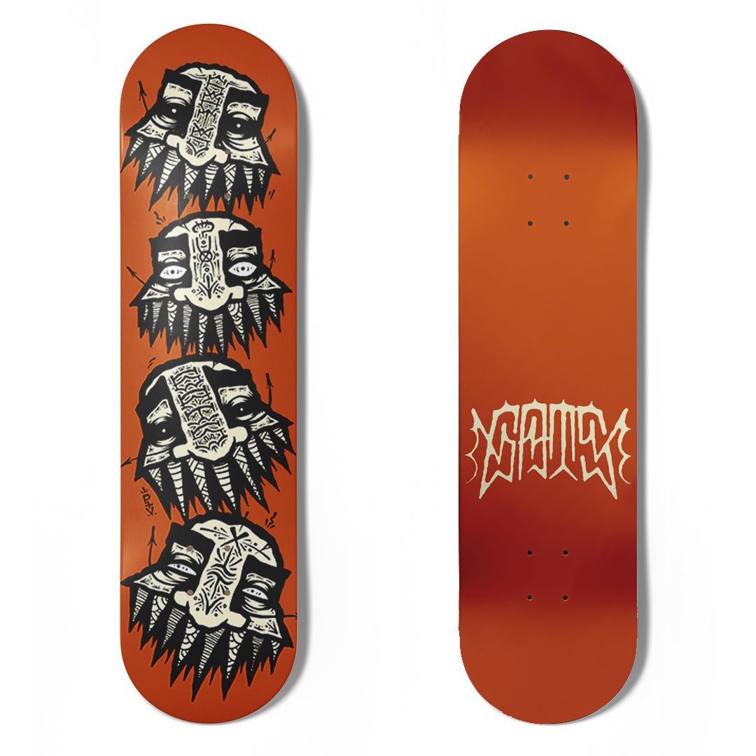 by GATS titled GATS - "Shah Mat!" Skateboard Deck