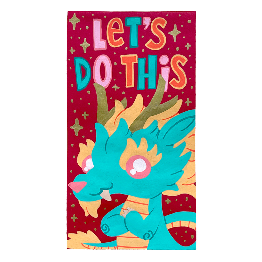 Original Artwork by goatbunny titled goatbunny - "Year Of The Dragon : Let's Do This"