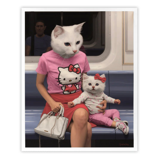  by Matthew Grabelsky titled Matthew Grabelsky - "Hello Kitten" Print