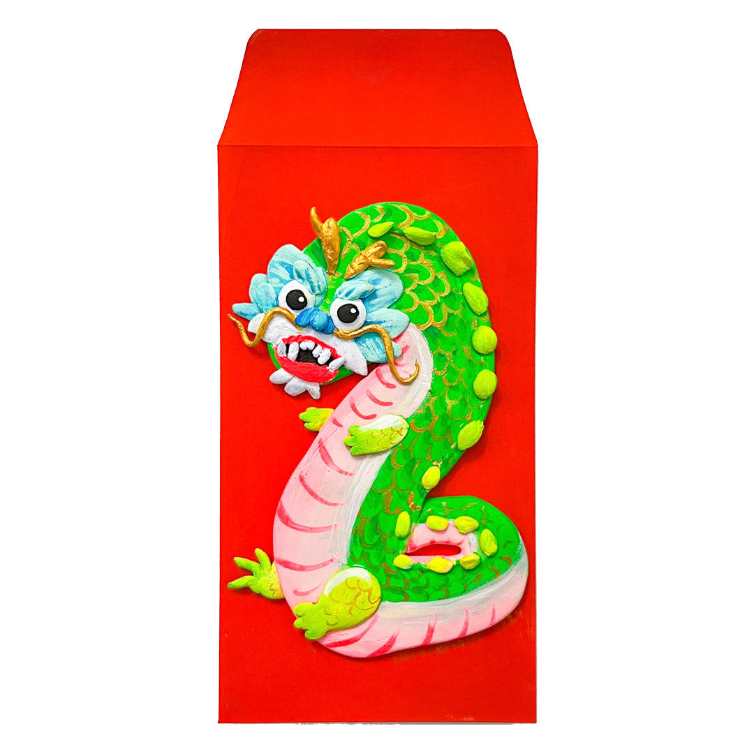 Original Artwork by Headexplodie titled Headexplodie - "Green Dragon"