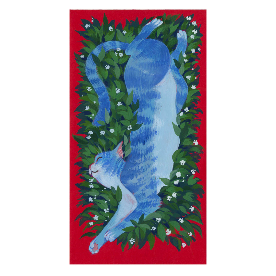 Original Artwork by Kelsey Short titled Kelsey Short - "Angled Cat 2"