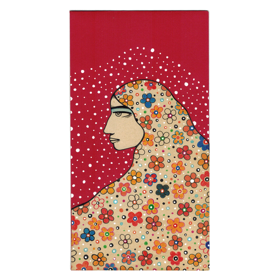 Original Artwork by Mel Kadel titled Mel Kadel - "Snow Flower #3"