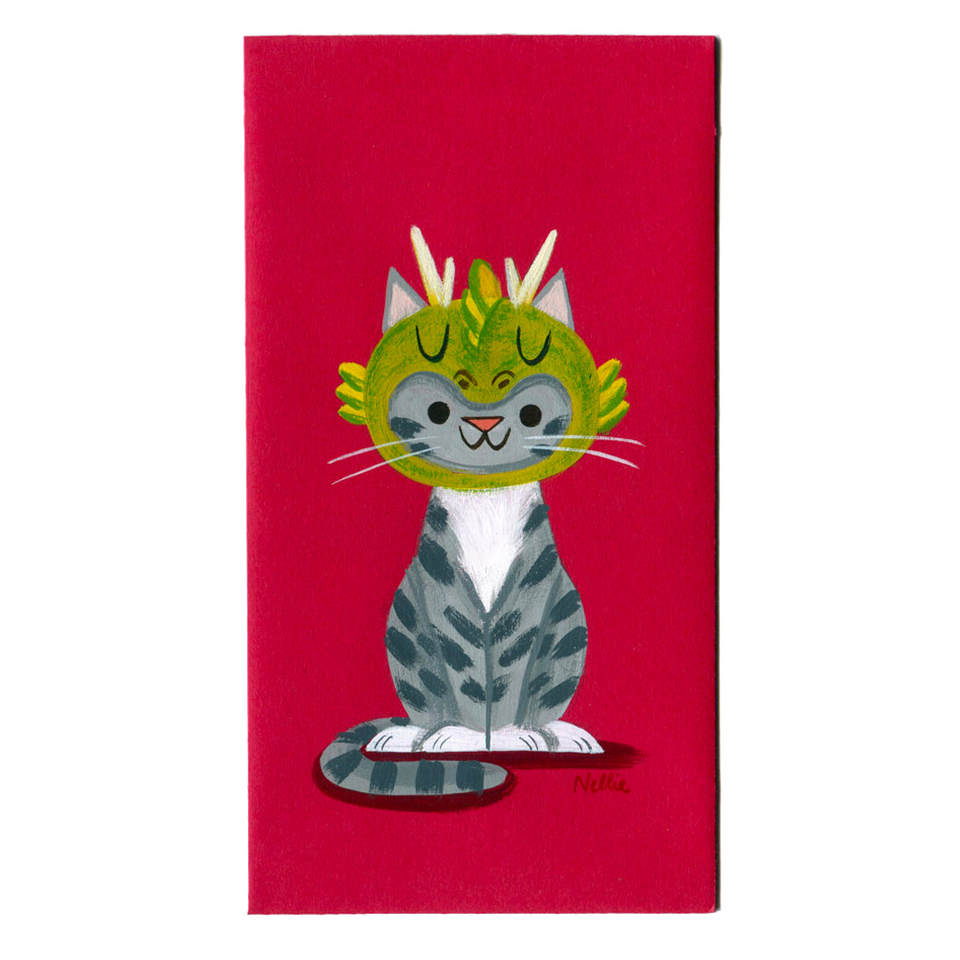 Original Artwork by Nellie Le titled Nellie Le - "Dragon Cat"