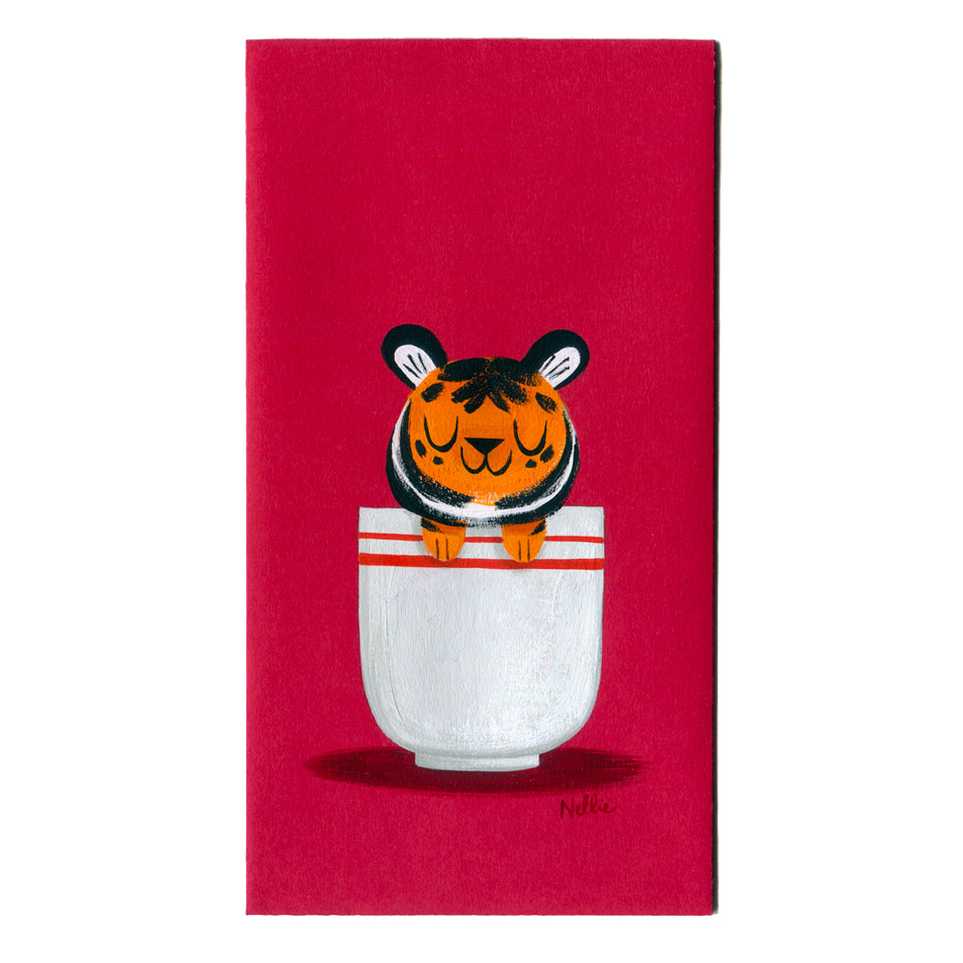 Original Artwork by Nellie Le titled Nellie Le - "Teacup Tiger"