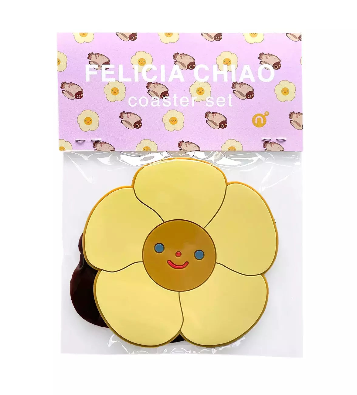 by Felicia Chiao titled Felicia Chiao - Vinyl Coaster Set