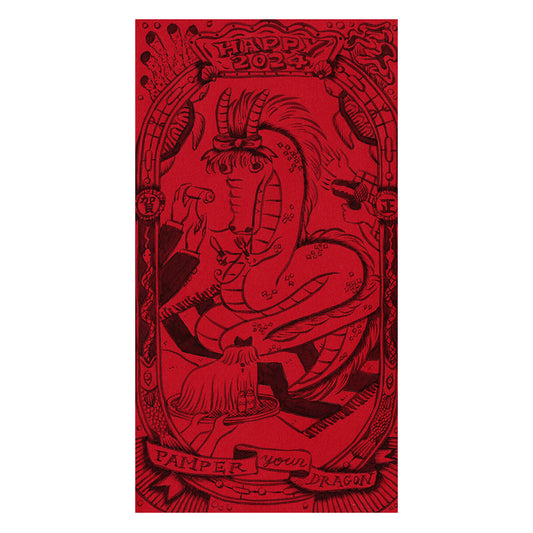 Original Artwork by Rumi Hara titled Rumi Hara - "Pamper Your Dragon"