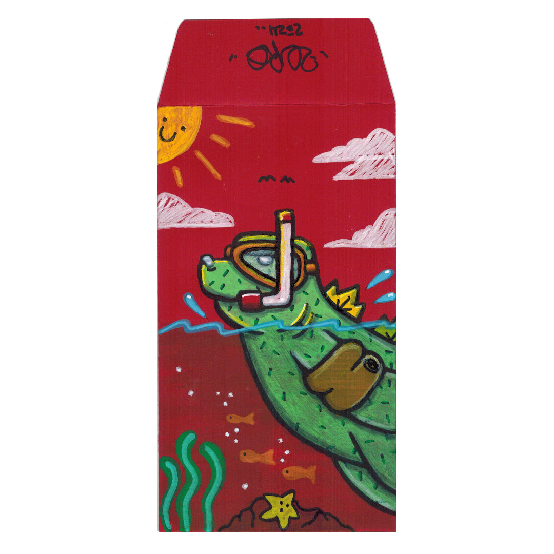 Original Artwork by ZROPRO titled ZROPRO - "Going For A Dip"