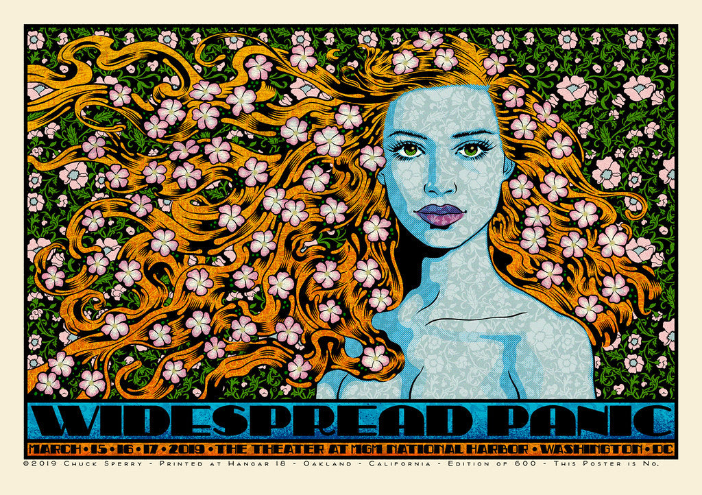 by Chuck Sperry titled Chuck Sperry - "Widespread Panic, Liberty" Print