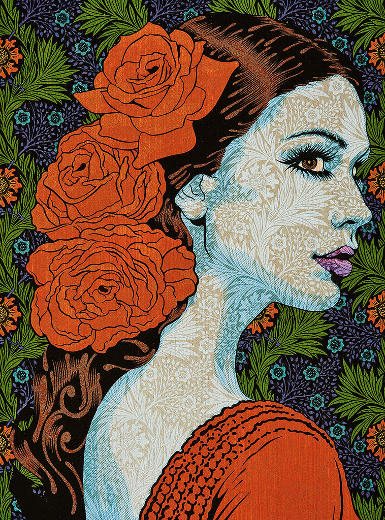 by Chuck Sperry titled Chuck Sperry - "Medea" Wood Panel Print