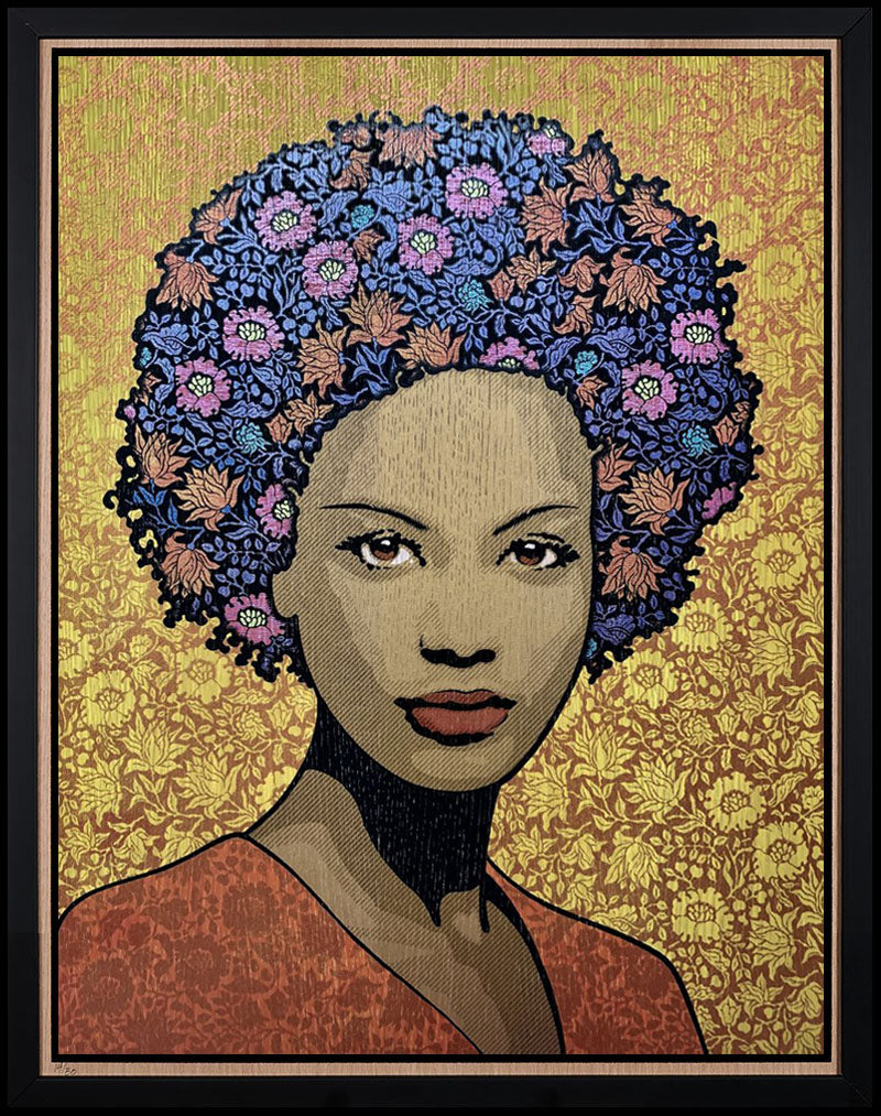 by Chuck Sperry titled Chuck Sperry - "Athena" Wood Panel Print