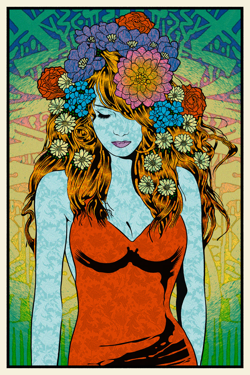 by Chuck Sperry titled Chuck Sperry - "Agape" Wood Panel Print