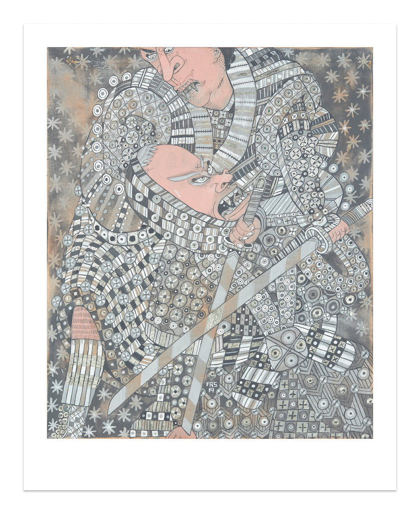 by Ferris Plock titled Ferris Plock - "Are You Threatening Me" Print