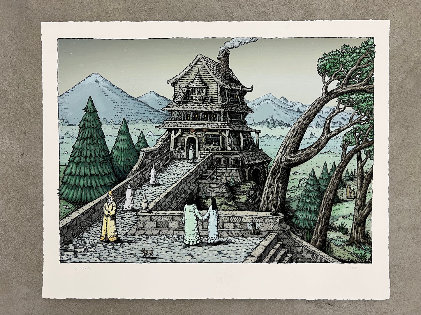  by David Welker titled David Welker - "Sanctuary" Print