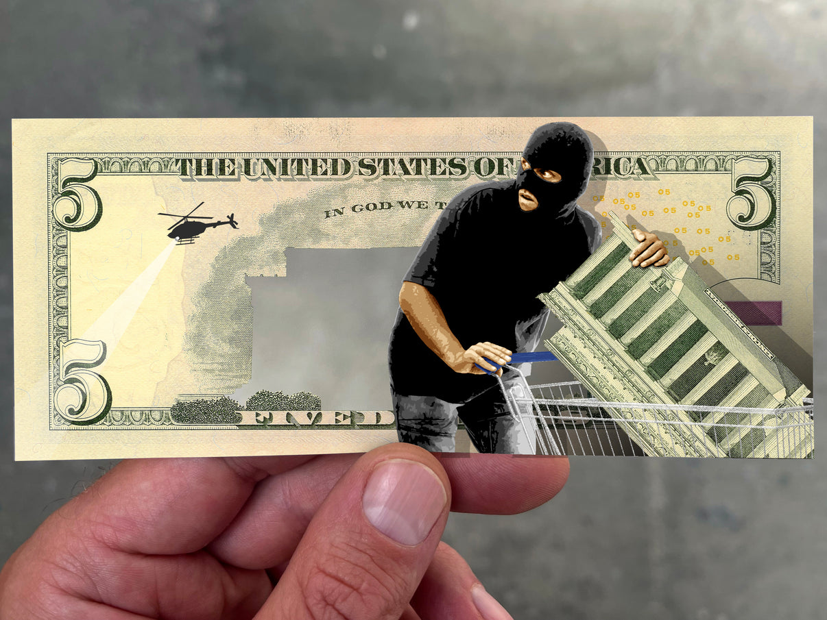 by Penny titled Penny - "Institutional Capture - Five - Lincoln Memorial"